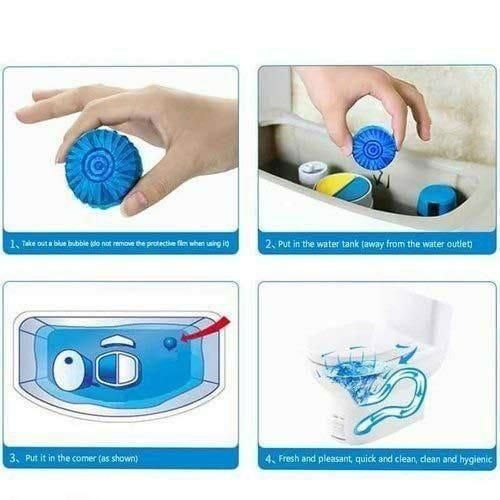 Blue Bubble Toilet Cleaner - Pack of 10Pc,20Pc & 30Pc