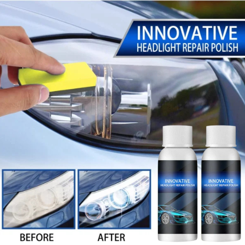INNOVATIVE HEADLIGHT REPAIR POLISH & SCRATCH REMOVER - PACK OF 2